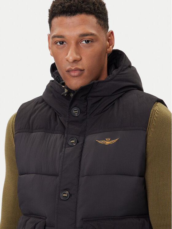 Aeronautica Militare Aeronautica Militare Liemenė 252AB3017UCT04211 Juoda Regular Fit