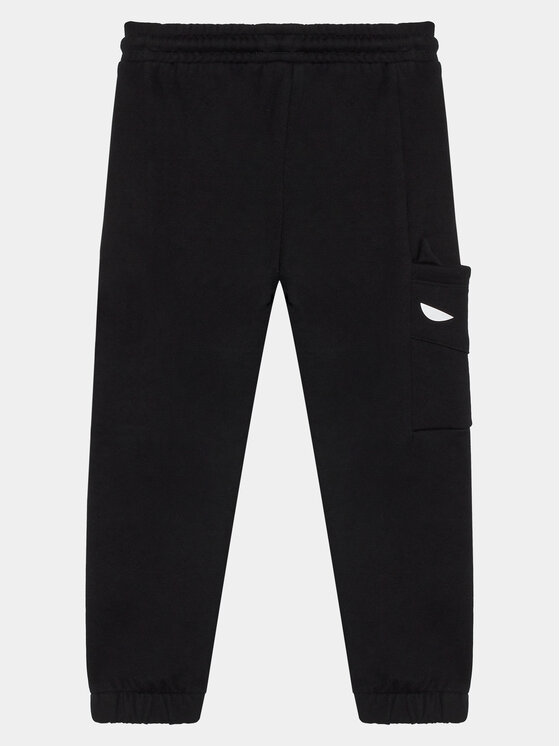 OVS OVS Donji dio trenerke BATMAN 1889204 Crna Regular Fit