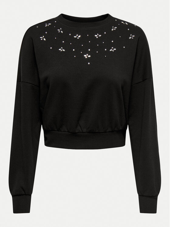 ONLY ONLY Суитшърт Suzi 15331166 Черен Regular Fit
