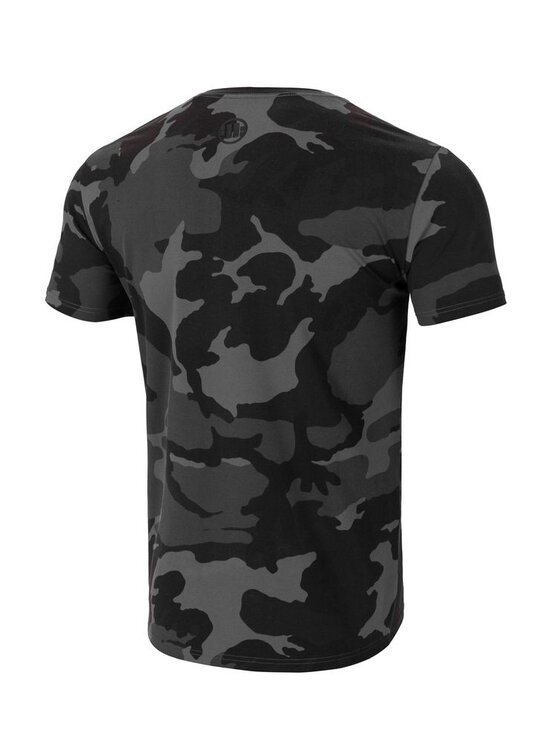 PITBULL PITBULL T-Shirt Koszulka Slim Fit Classic Boxing M Czarny Regular Fit