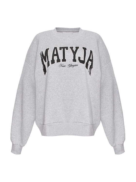 Magda Matyja Magda Matyja Bluza ICON SWEATSHIRT Szary Loose Fit