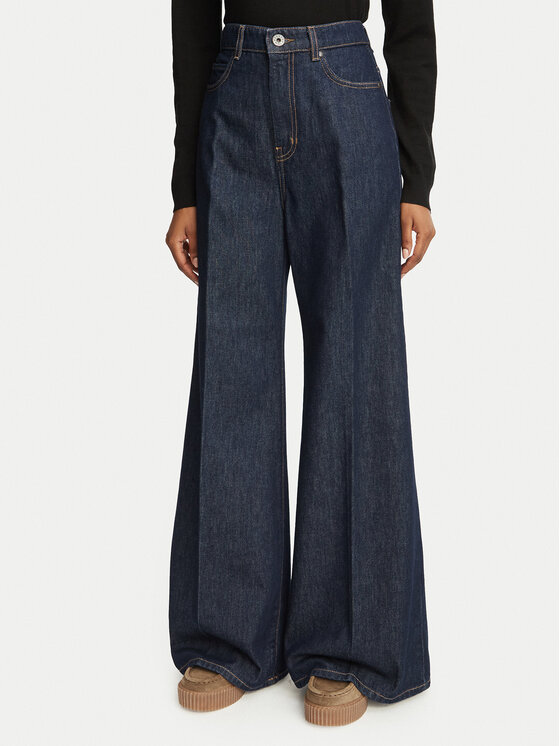 Weekend Max Mara Weekend Max Mara Teksad Sport 2625186022 Tumesinine Straight Leg