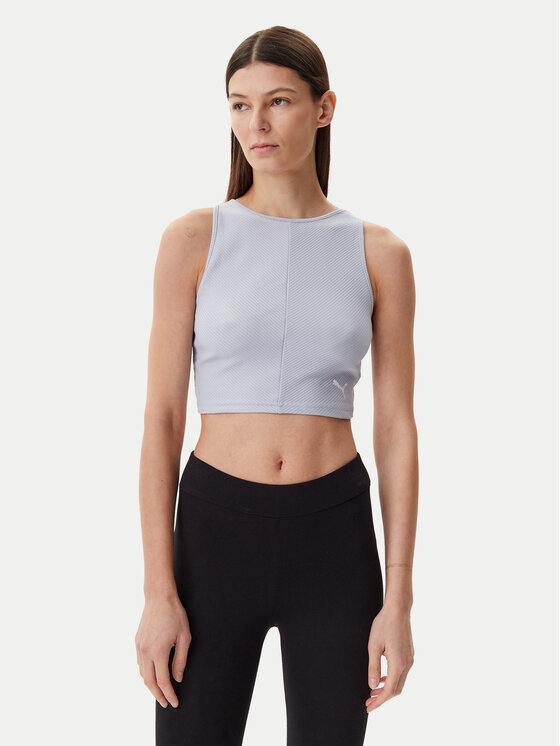Puma Puma Top Ess 629765 Svetlo modra Slim Fit
