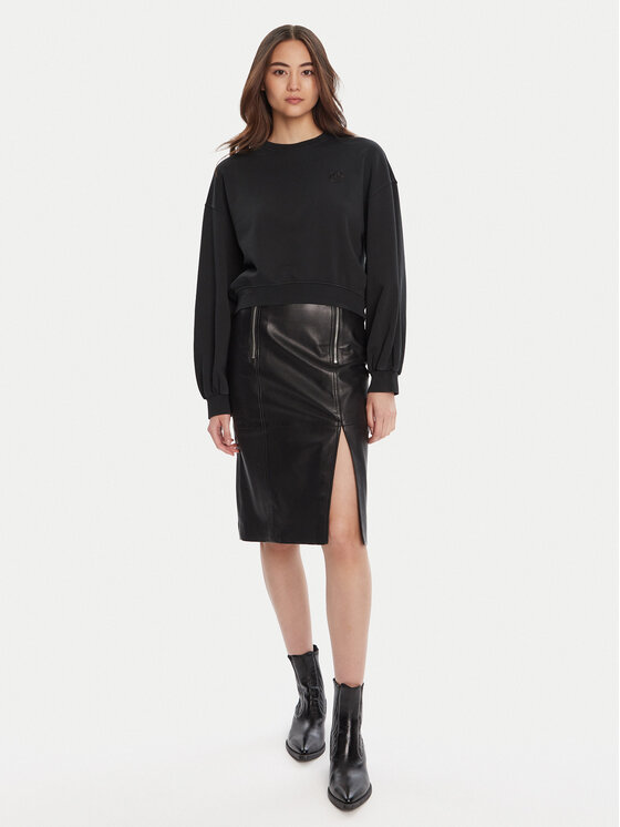 PINKO PINKO Felpa Maliardo 105510 A2RB Nero Regular Fit