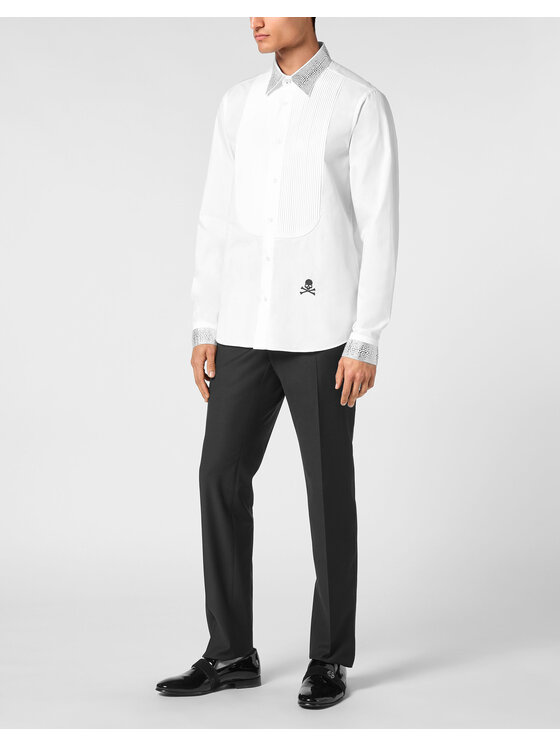 PHILIPP PLEIN PHILIPP PLEIN Camicia 11467 Bianco Slim Fit