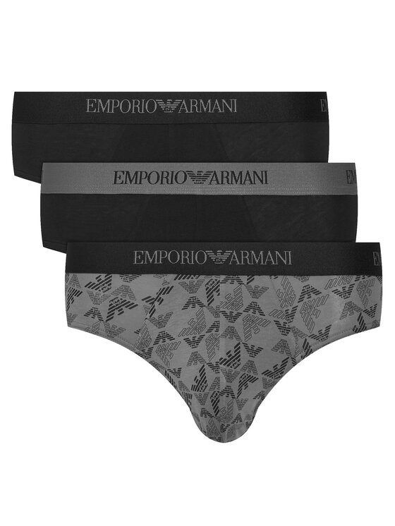 Emporio Armani Underwear Emporio Armani Underwear Súprava slipov EM000256 AF10800 MC200 Čierna