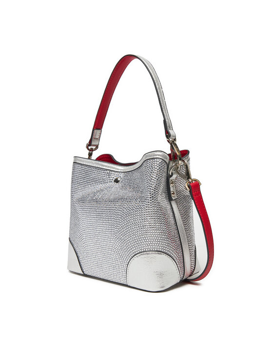 Valentino Valentino Torebka Label VBS8GW34 Srebrny