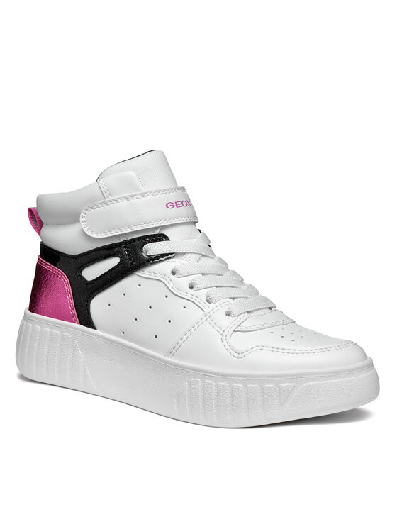 Geox Geox Tenisice J Mikiroshi Girl J46DVB 0BCKC C1Z8D M Bijela