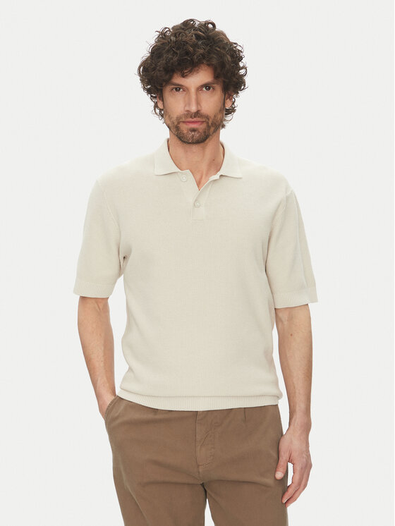 Only & Sons Męskie Polo, rozmiar M, Beżowe, Tony 22033571