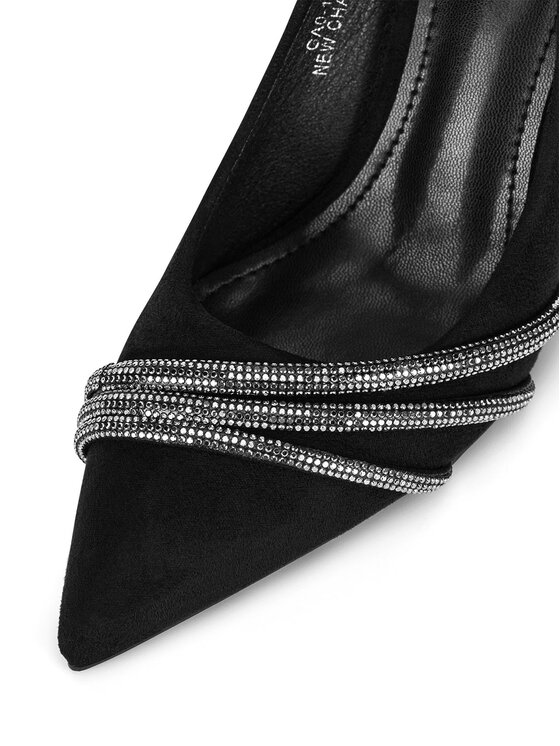 DeeZee DeeZee Pantofi cu toc subțire GA0-1931 Negru