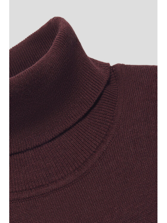 Lancerto Lancerto Golf Mikkel SW073224000063 Bordowy Regular Fit
