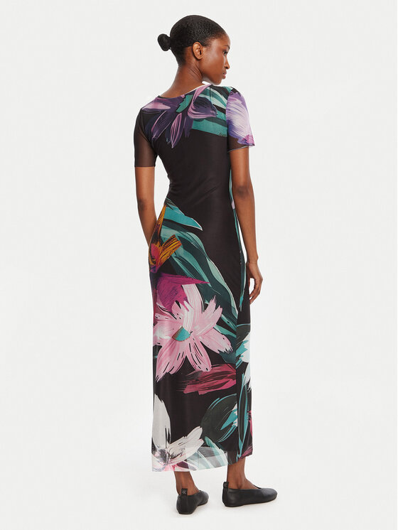 Desigual Desigual Každodenní šaty Bernadette 25WWVK19 Barevná Slim Fit
