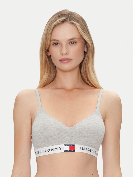 Tommy Hilfiger Tommy Hilfiger Podprsenka Bralette UW0UW05715 Šedá