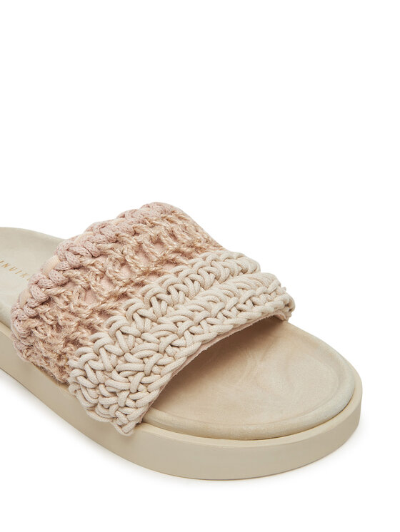Inuikii Inuikii Papucs Loose Knitted 70104-110 Bézs