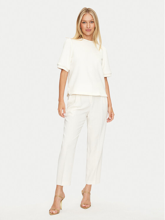 Vila Vila Majica dugih rukava Reflect 14097562 Écru Loose Fit