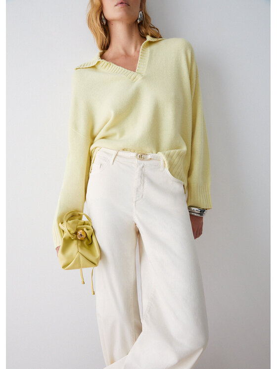 Liu Jo Liu Jo Pantaloni di tessuto WA6274T9257X0760 Bianco Regular Fit