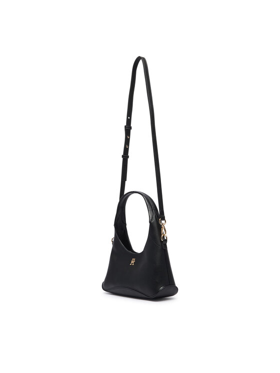 Tommy Hilfiger Tommy Hilfiger Handtasche Th Everyday Mini Hobo AW0AW19185 Schwarz