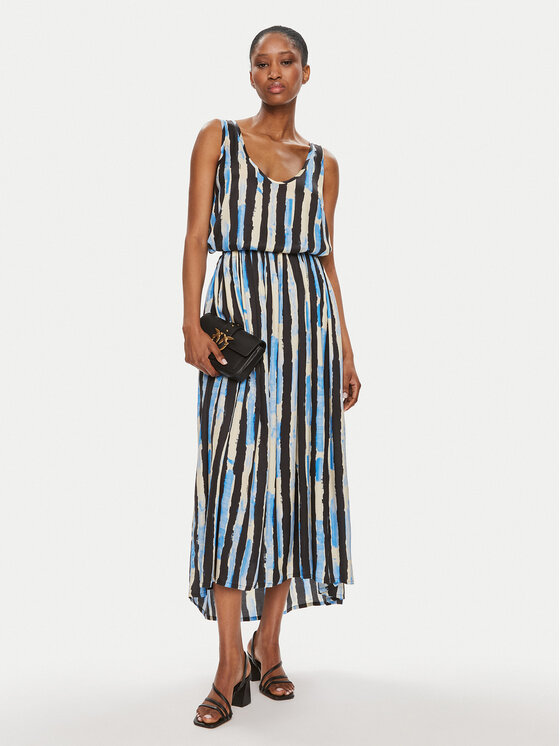 PINKO Pinko Nyári ruha Once 103602 A1UM Fekete Regular Fit