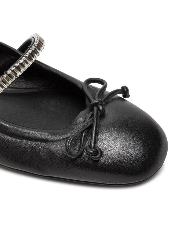 Stuart Weitzman Stuart Weitzman Baleriny Stefannie Balet Flat SI443 Czarny