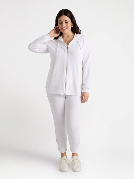 Fiorella Rubino Fiorella Rubino Bluza G890L008330N011 Biały A-Line Fit