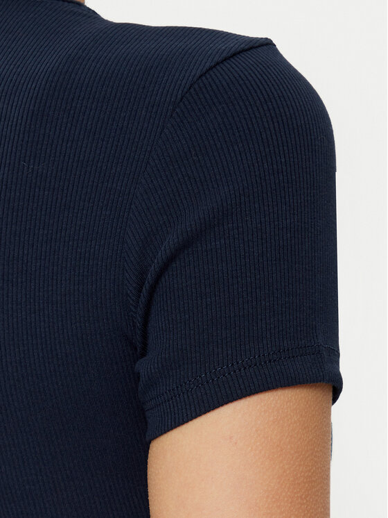 Tommy Jeans Tommy Jeans T-shirt DW0DW20463 Tamnoplava Slim Fit