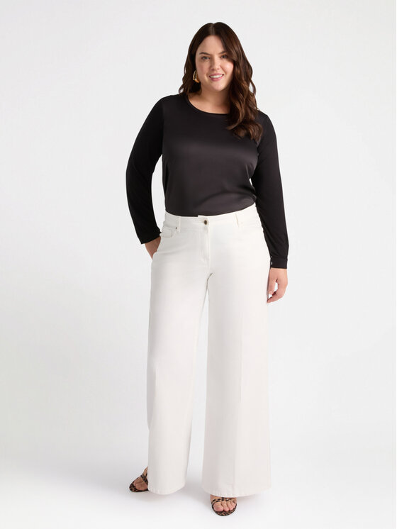 Fiorella Rubino Fiorella Rubino T-Shirt G471L007744N033 Czarny Regular Fit