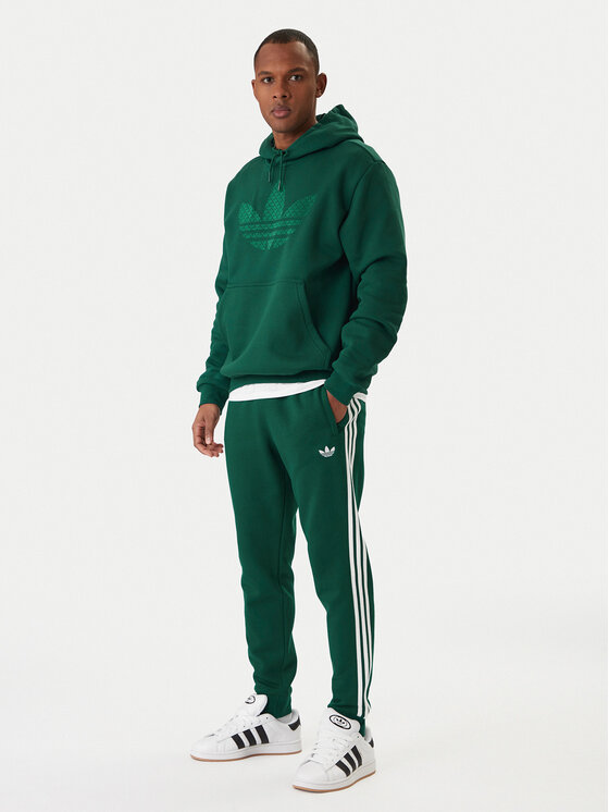 adidas adidas Jogginghose 3-Stripes KE3559 Grün Slim Fit