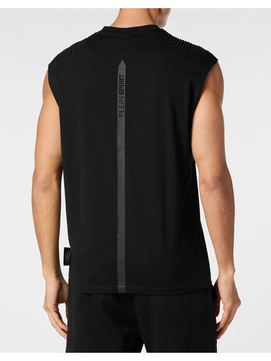 Plein Sport Plein Sport Tank top 14171 Czarny Regular Fit