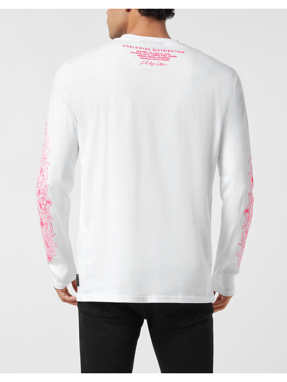 PHILIPP PLEIN PHILIPP PLEIN T-Shirt 26205 Różowy Regular Fit
