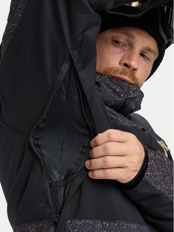 Quiksilver Quiksilver Snowboard jakna Sycamore Printed EQYTJ03514 Crna