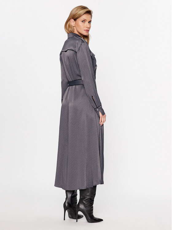 BOSS Boss Hemdkleid Davivio1 50513113 Grau Regular Fit