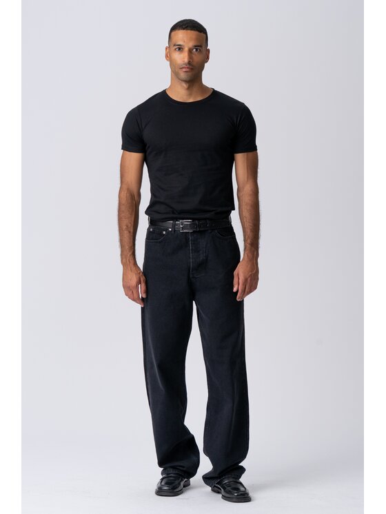 TeeShoppen TeeShoppen T-Shirt 'Muscle Collection' Czarny Slim Fit