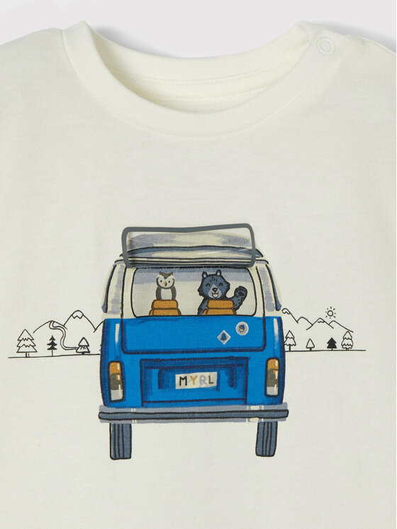 Mayoral Mayoral Блуза 2008 Бял Regular Fit