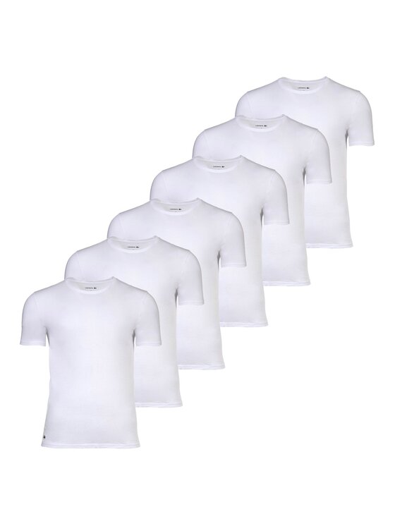 Lacoste Lacoste T-Shirt 30314 Biały Slim Fit