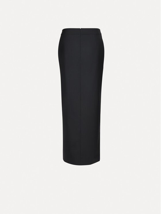 La Mania La Mania Maxi sukňa MOVI Čierna Basic Fit