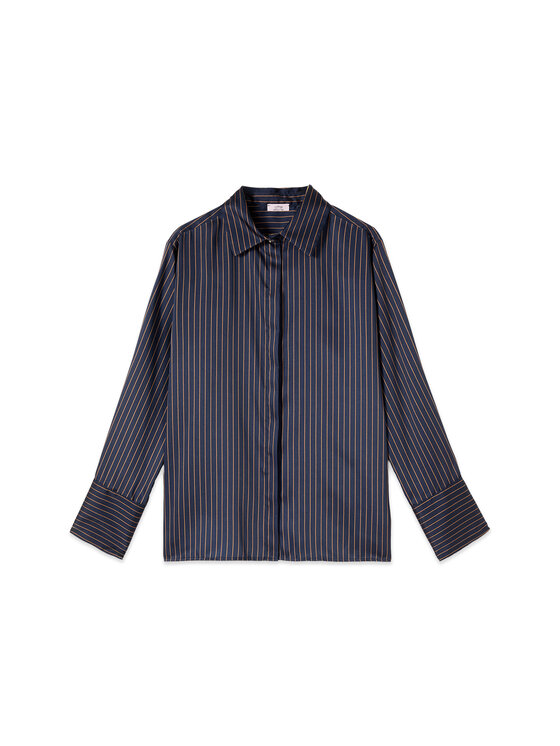 Oltre Oltre Koszula 5080J001004N0Z4 Niebieski Regular Fit