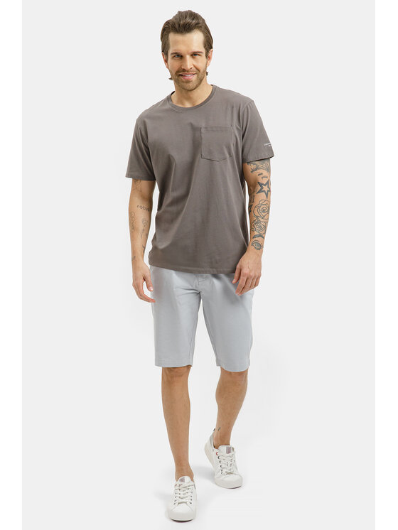 Cross Jeans Cross Jeans T-Shirt 16155-021 Szary Regular Fit