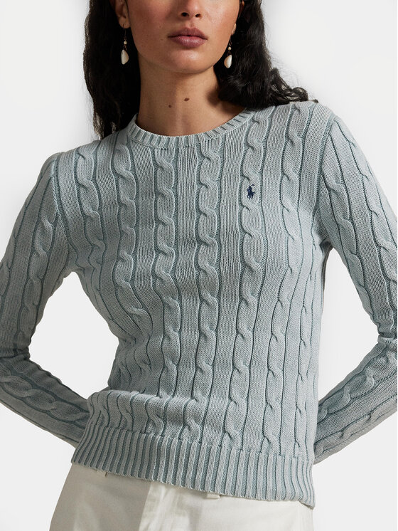 Polo Ralph Lauren Polo Ralph Lauren Maglione 211935303009 Celeste Slim Fit