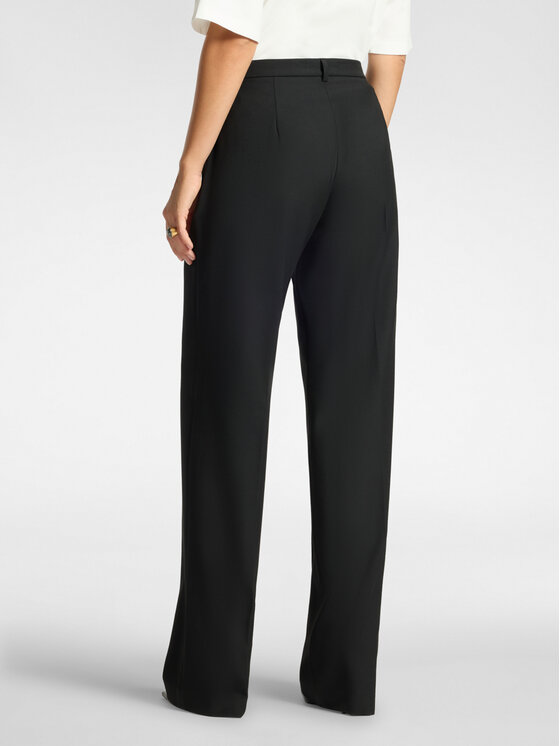 Elena Mirò Elena Mirò Pantaloni di tessuto P079P000625N033 Nero Regular Fit