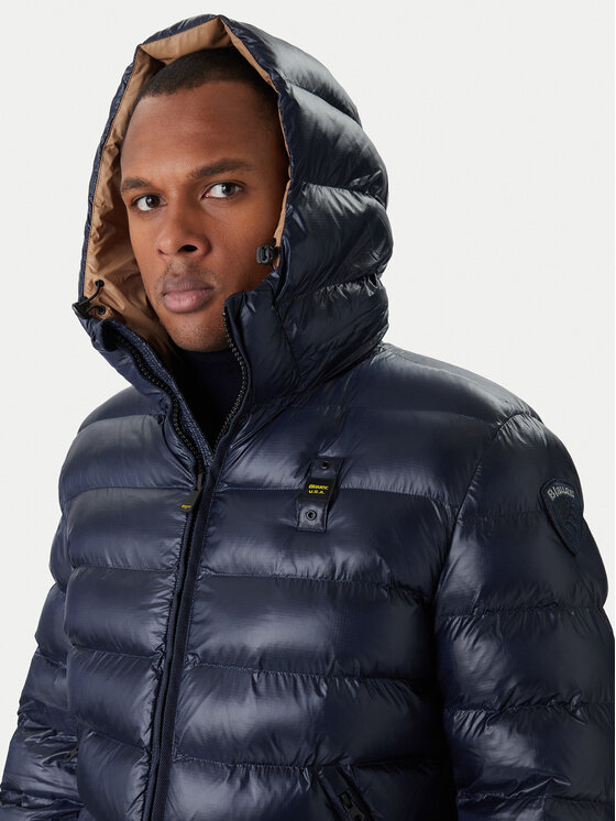 Blauer Blauer Prijelazna jakna 25WBLUC02079 Tamnoplava Regular Fit