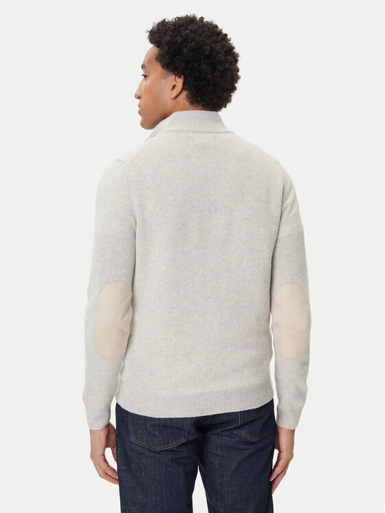 Barbour Barbour Džemper Patch Half Zip MKN0585BE14 Bež Regular Fit