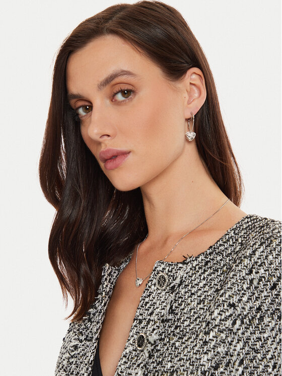 Guess Guess Обици JUBE04 505JW Сребрист
