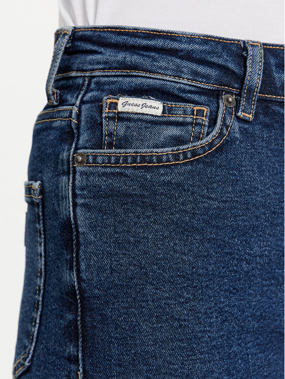 Guess Jeans Guess Jeans Jeansy W4YA92 D5CB2 Tmavomodrá Skinny Fit