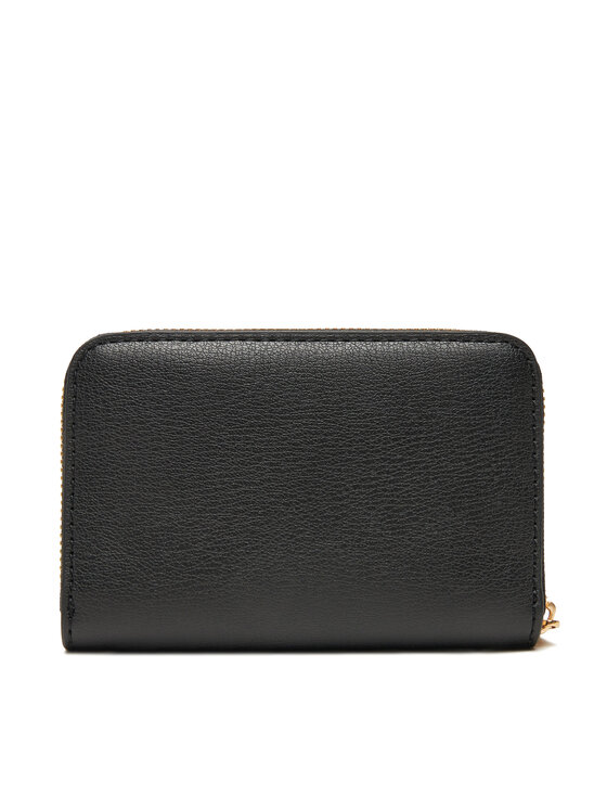 Calvin Klein Calvin Klein Portafoglio grande da donna Foil Logo Medium Zip Around LV04F1091G Nero