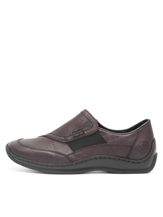 Rieker Rieker Nizki čevlji L1791-35 Bordo rdeča