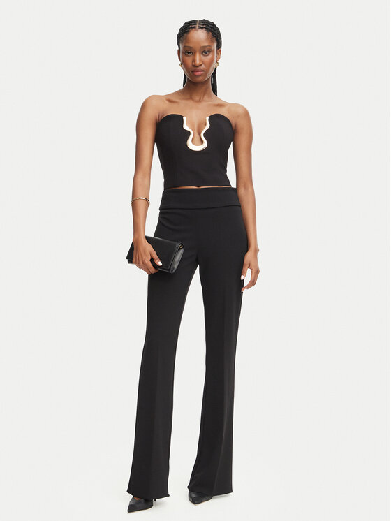 Bardot Bardot Топ Paltrow 60463TB Чорний Slim Fit