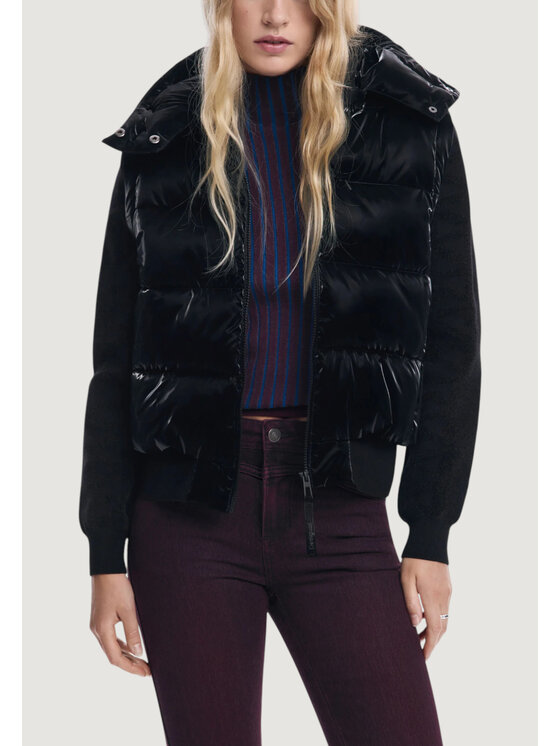 Desigual Desigual Giubbotto invernale PADDED_BUBBLE Nero Casual Fit