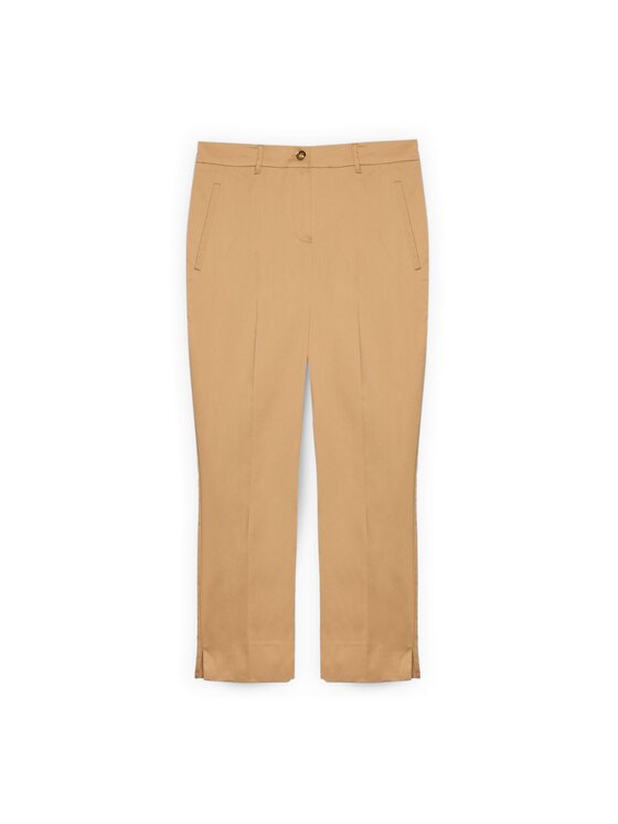 Fiorella Rubino Fiorella Rubino Spodnie materiałowe P718L002568N012 Brązowy Regular Fit