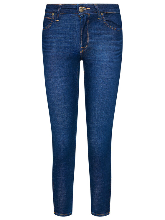 Lee Lee Jeansy Scarlett Cropped L30CPQAN 112106378 Granatowy Skinny Fit