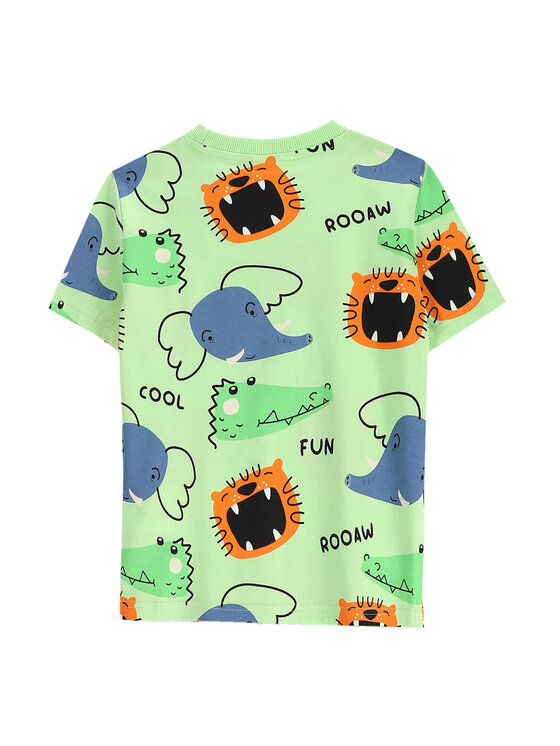 Coccodrillo Coccodrillo T-shirt WC5143208VBD Zelena Regular Fit